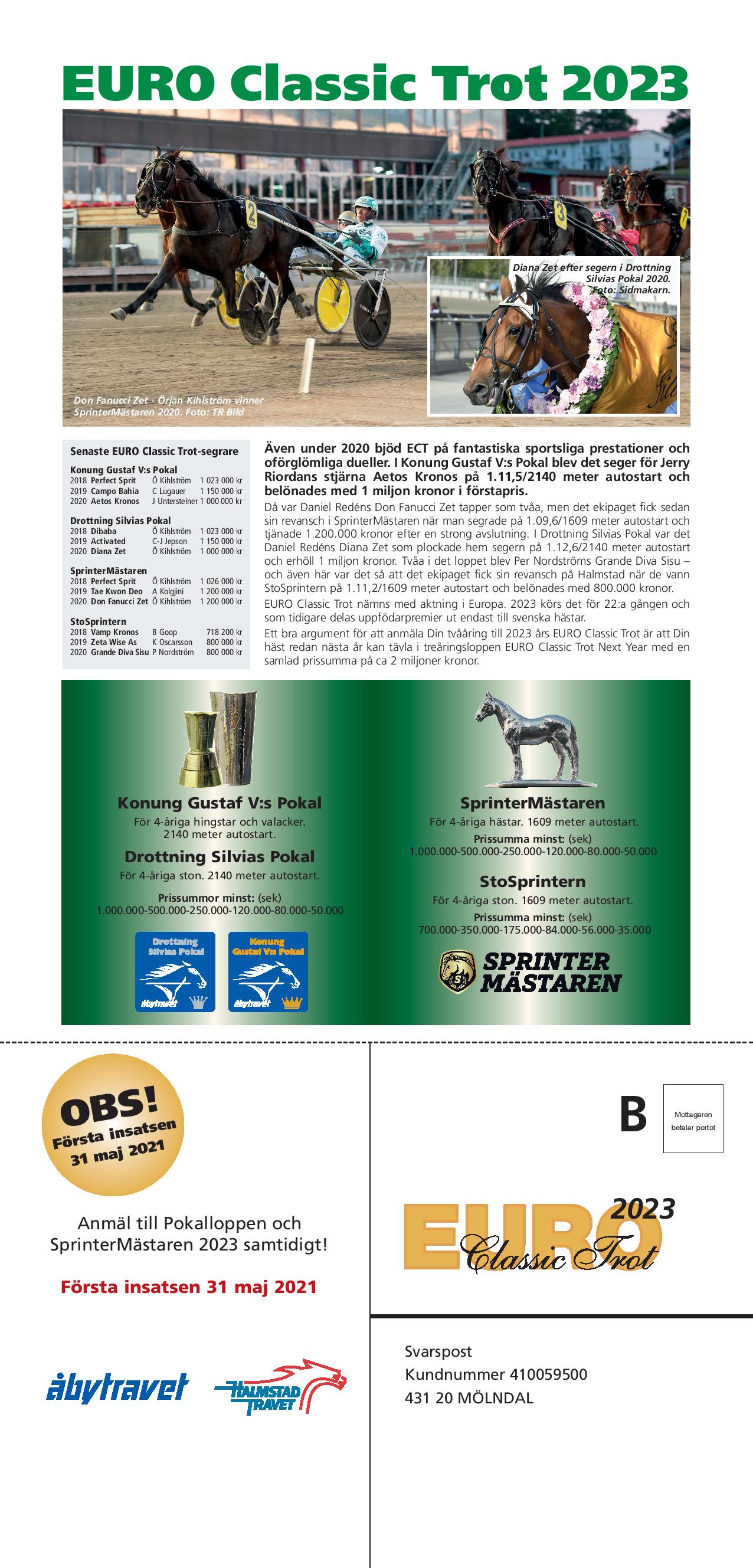 SprinterMästaren insatser ECT